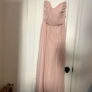 After Six light pink strapless dress